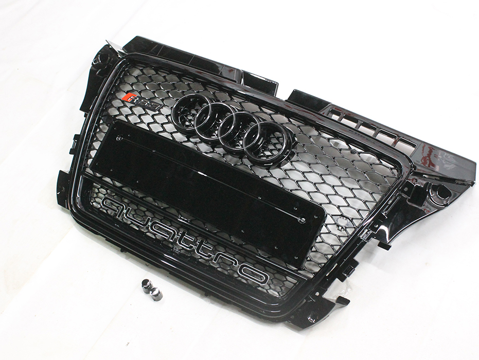 Audi A3 LIFT 2008-2011 Front Grill, Honeycomb Grill, RS3 Black Quattro Style